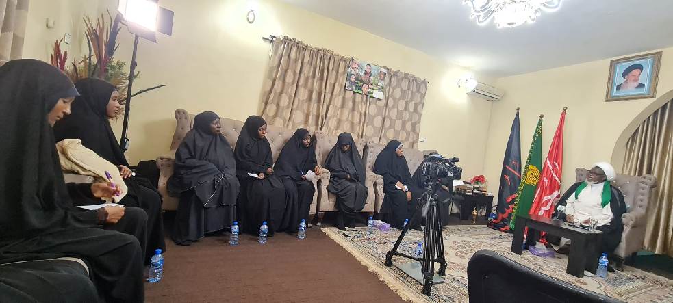  female hauzah students visit sheikh zakzaky in abj on sat 15 jan 2022 